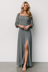 Giselle Maxi Dress | Dusty Blue - Baltic Born